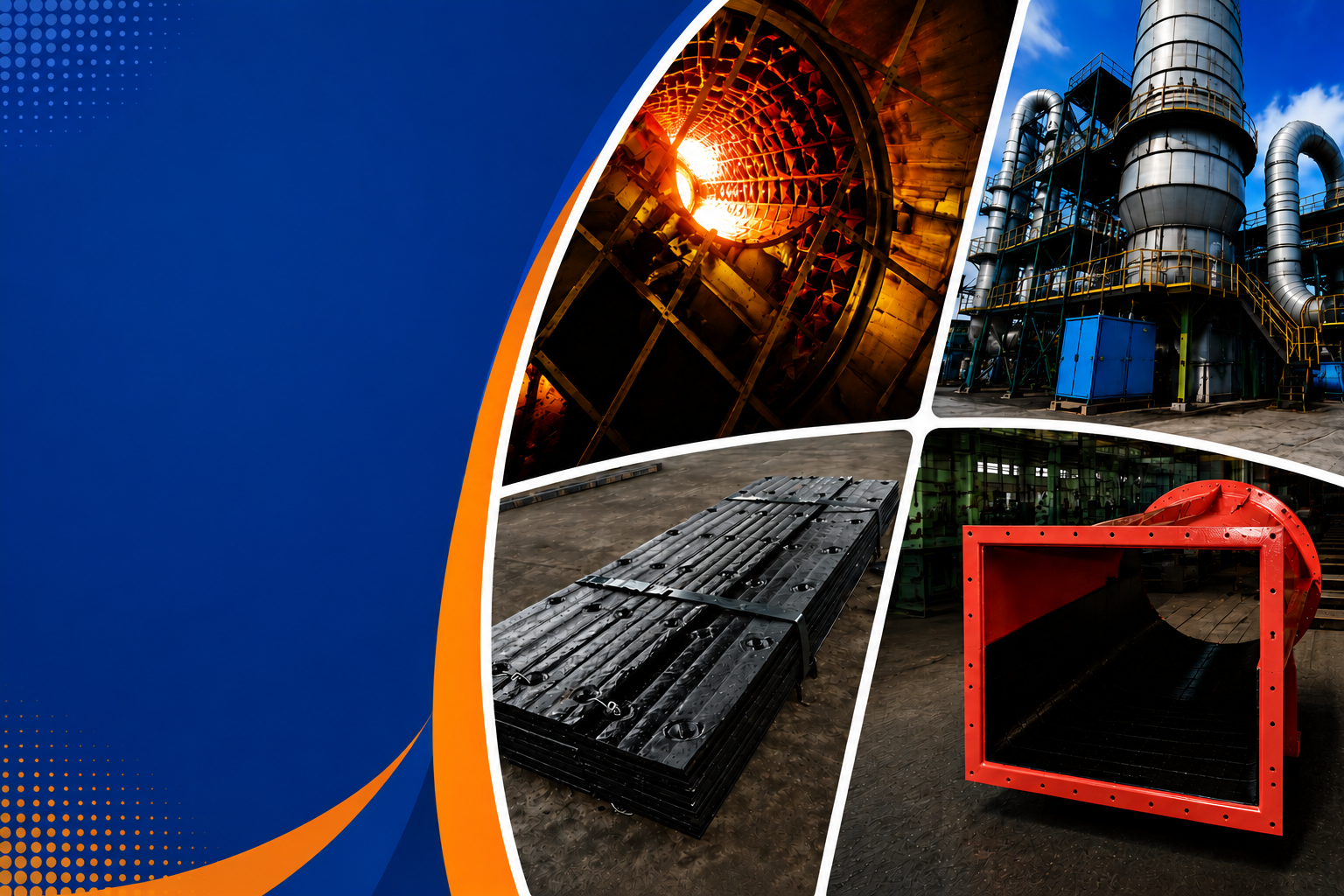 Industrial engineering equipment in operation